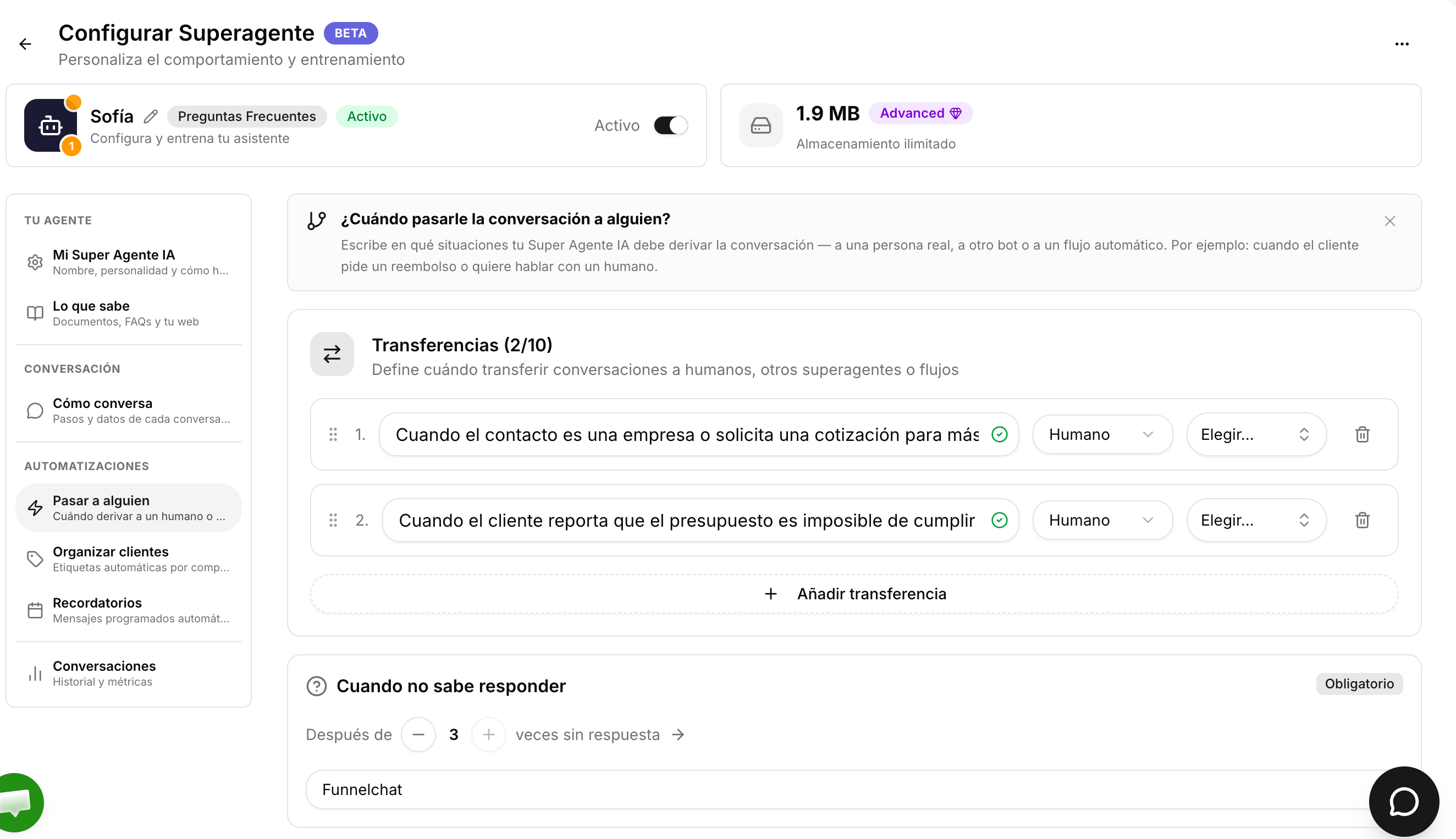 Transferencia Inteligente